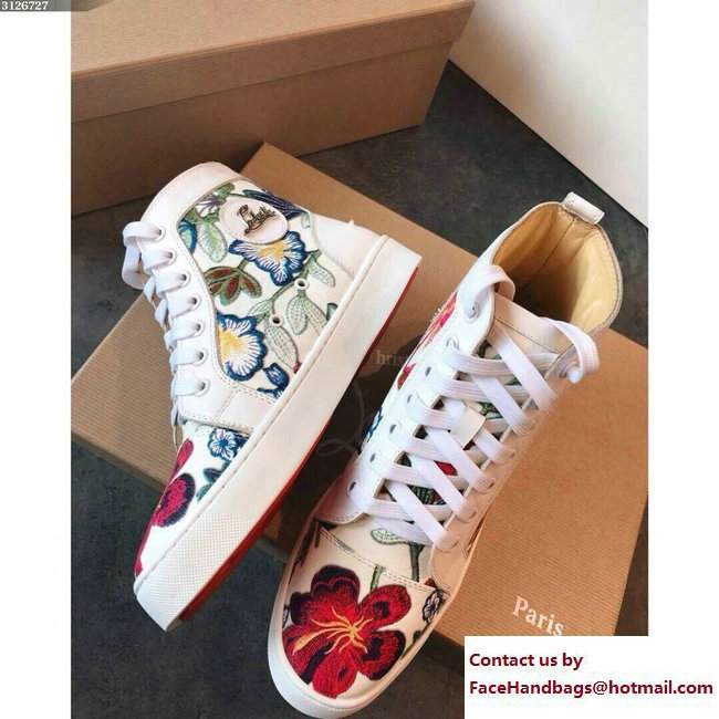 Christian Louboutin Floral Sneakers 09 2018