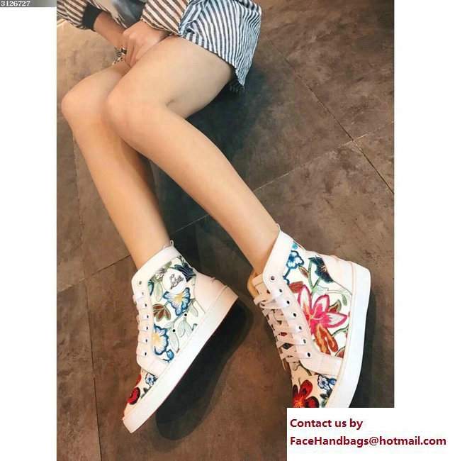 Christian Louboutin Floral Sneakers 09 2018