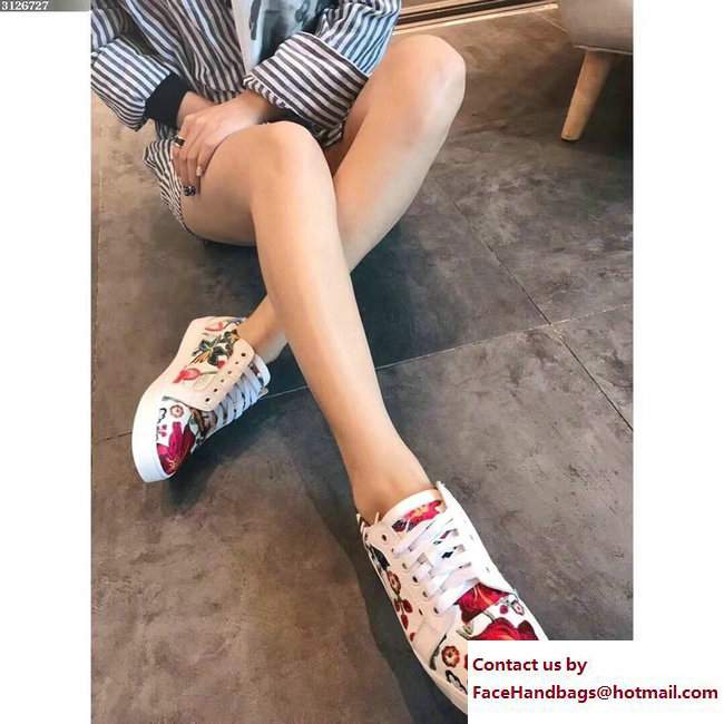 Christian Louboutin Floral Sneakers 10 2018