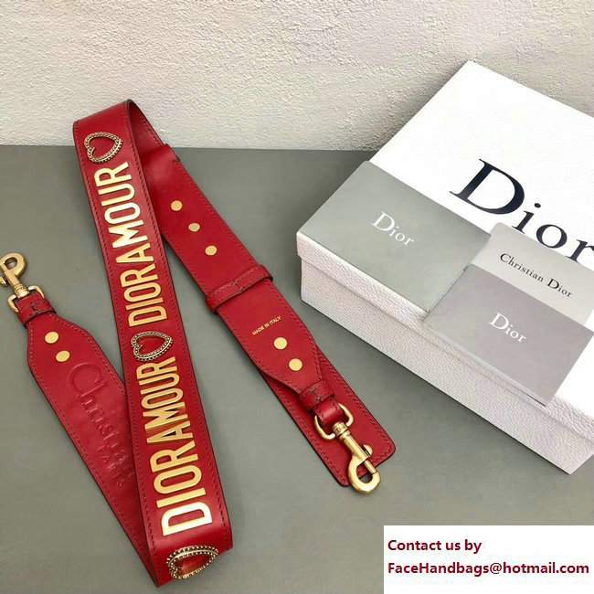 Dior Amour Shoulder Strap Heart Red 2017