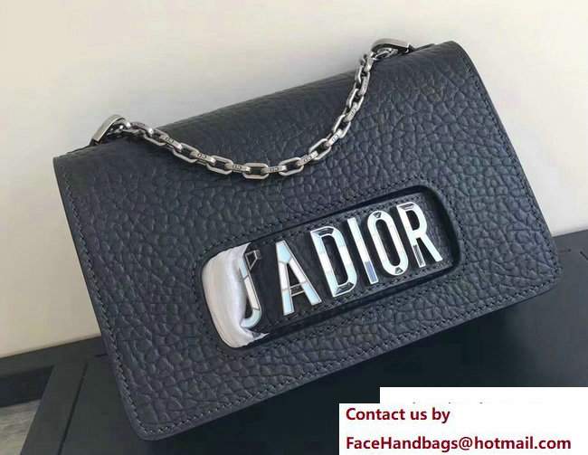 Dior J'Adior Mosaic Flap Bag In Black Canyon Grained Lambskin Cruise 2018