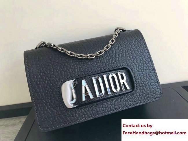 Dior J'Adior Mosaic Flap Bag In Black Canyon Grained Lambskin Cruise 2018