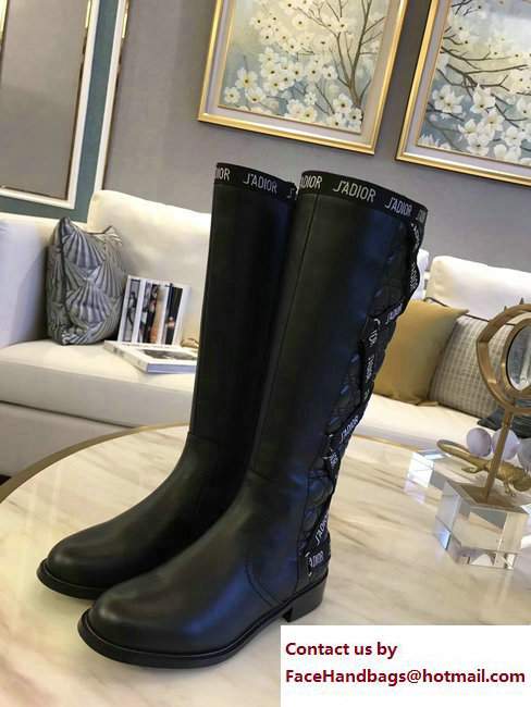 Dior J'adior Black Long Boots 2017