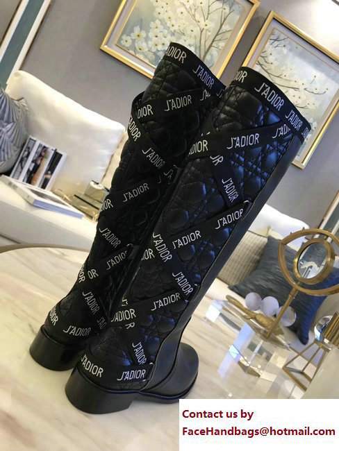 Dior J'adior Black Long Boots 2017