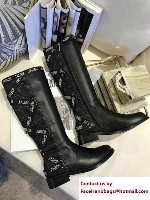 Dior J'adior Black Long Boots 2017