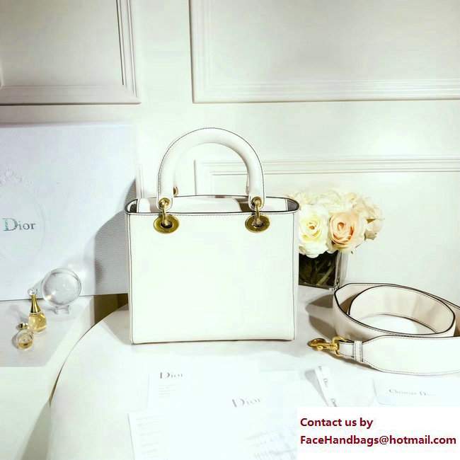 Dior Judgement Handpainted Lady Dior Bag White Cruise 2018