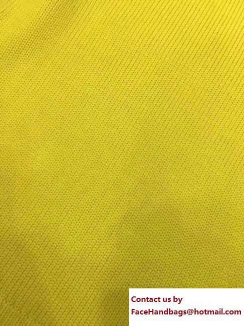 FENDI YELLOW CASHMERE SWEATER