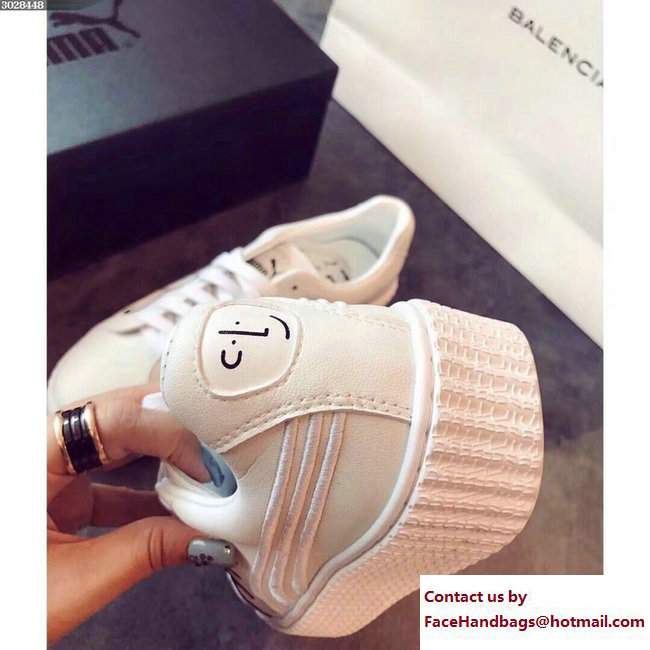 Fenty Puma Heart Sneakers White by Rihanna 2017