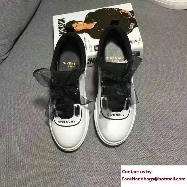 Givenchy Bow Logo Sneakers White/Black 2018