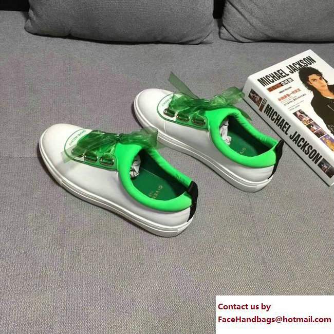 Givenchy Bow Logo Sneakers White/Green 2018