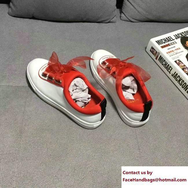 Givenchy Bow Logo Sneakers White/Red 2018