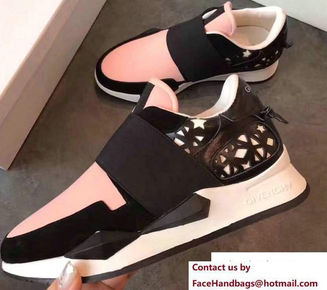 Givenchy Elastic Strap Active Sneakers Pink 2018