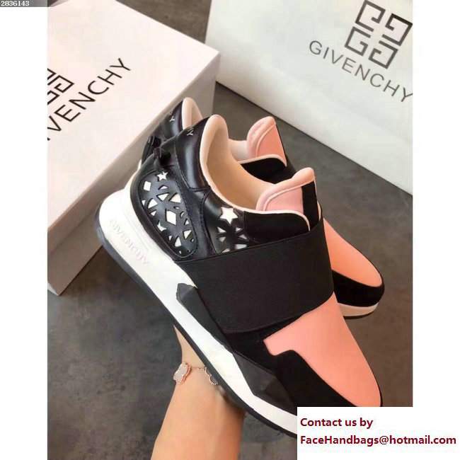 Givenchy Elastic Strap Active Sneakers Pink 2018