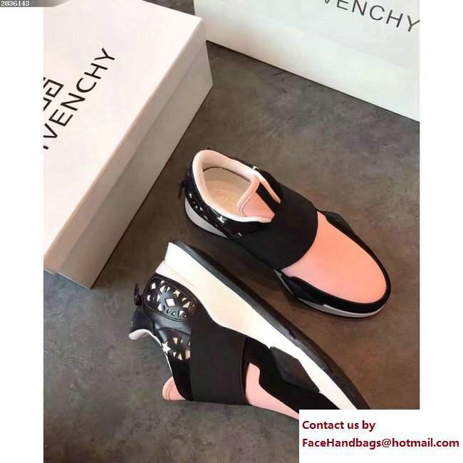 Givenchy Elastic Strap Active Sneakers Pink 2018