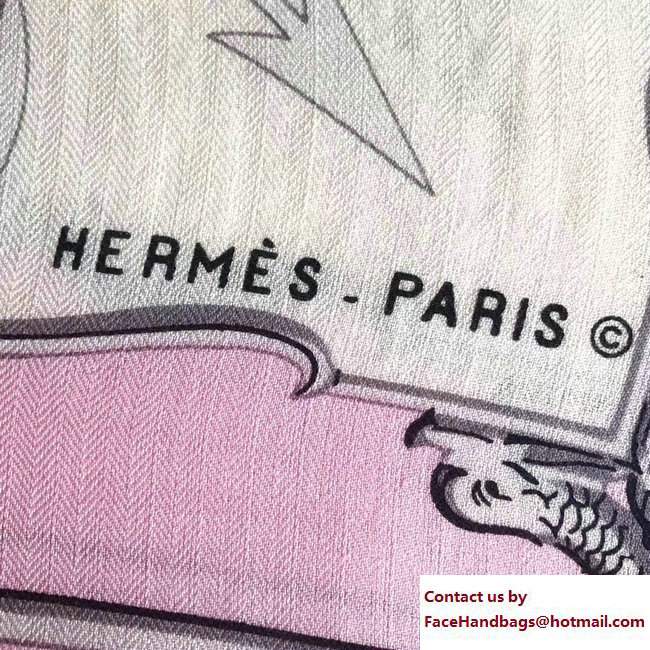 Hermes Wool and Silk Scarf 14 2017