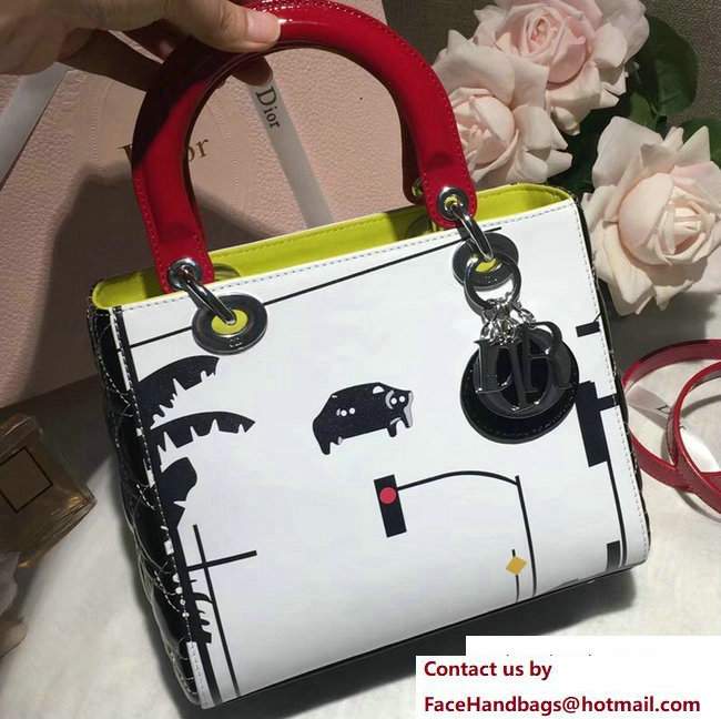 Lady Dior Bag Art White Cruise 2018