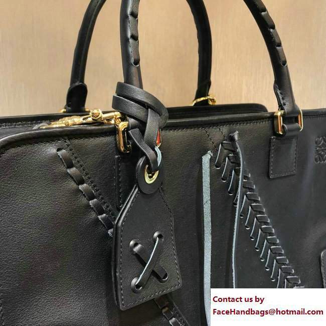 Loewe Amazona Laced Large Bag Black 2017