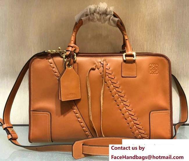 Loewe Amazona Laced Large Bag Tan 2017