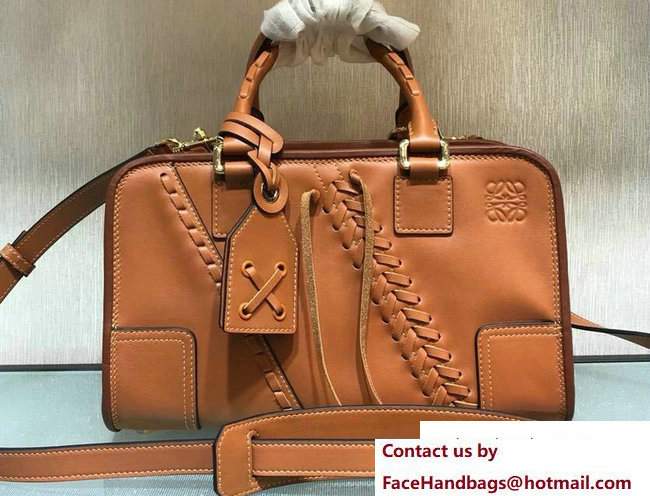 Loewe Amazona Laced Small Bag Tan 2017