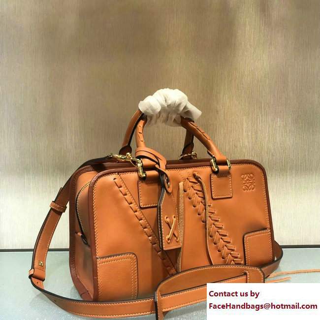 Loewe Amazona Laced Small Bag Tan 2017