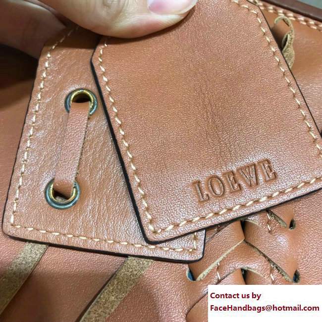 Loewe Amazona Laced Small Bag Tan 2017