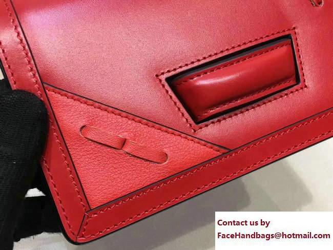 Loewe Barcelona Laced Shoulder Medium Bag Red 2017