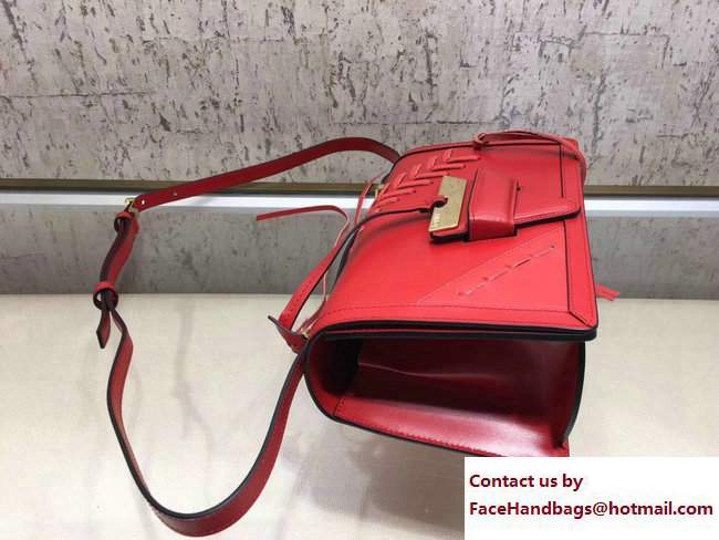 Loewe Barcelona Laced Shoulder Small Bag Red 2017