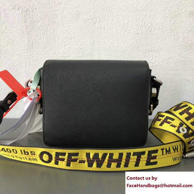 Off-White Binder Clip Bag With Diagonals Black/White 2017