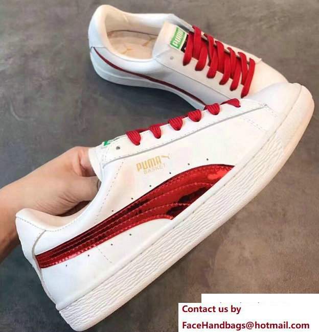 Puma Basket Classic LFS Sneakers White/Red 2018