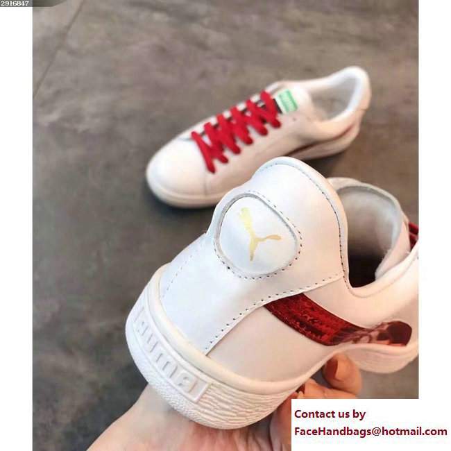 Puma Basket Classic LFS Sneakers White/Red 2018