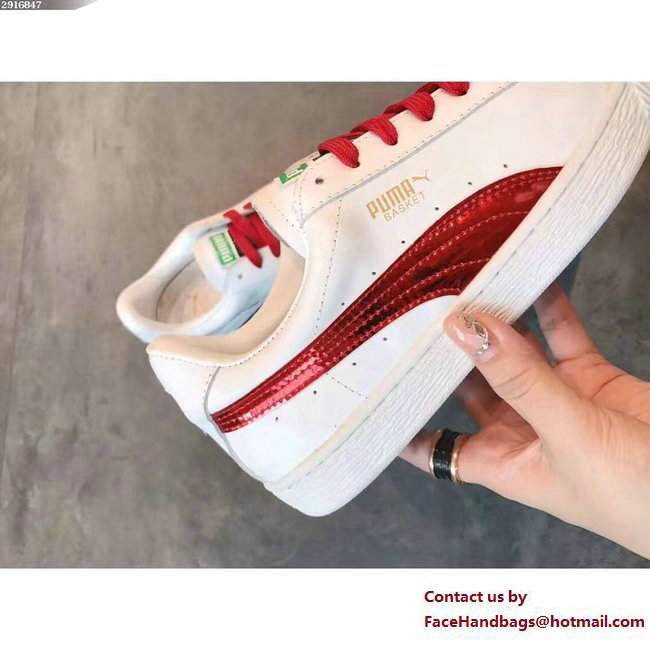 Puma Basket Classic LFS Sneakers White/Red 2018