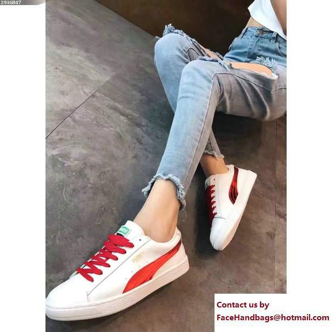 Puma Basket Classic LFS Sneakers White/Red 2018