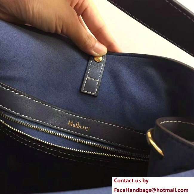 Mulberry Amberley Hobo Bag Denim Blue 2018