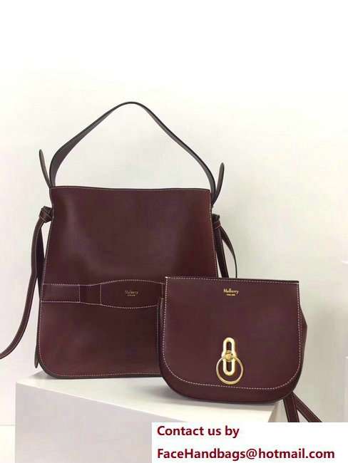 Mulberry Amberley Hobo Bag Oxblood 2018