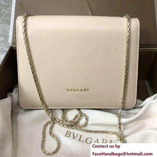 Bvlgari Pop Heart Serpenti Forever Flap Cover Small Bag Creamy 2018