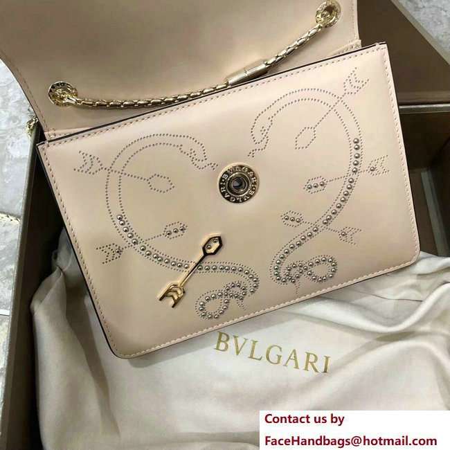 Bvlgari Pop Heart Serpenti Forever Flap Cover Small Bag Creamy 2018