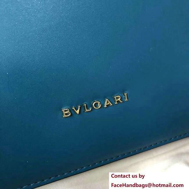 Bvlgari Pop Heart Serpenti Forever Flap Cover Small Bag Cyan 2018