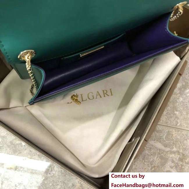 Bvlgari Pop Heart Serpenti Forever Flap Cover Small Bag Green 2018