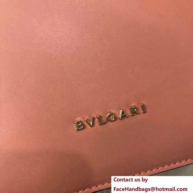 Bvlgari Pop Heart Serpenti Forever Flap Cover Small Bag Nude Pink 2018