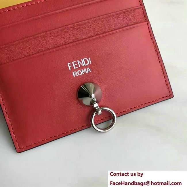 Fendi By The Way Card Holder Red 2018