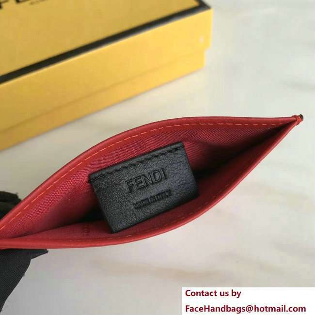 Fendi By The Way Card Holder Red 2018