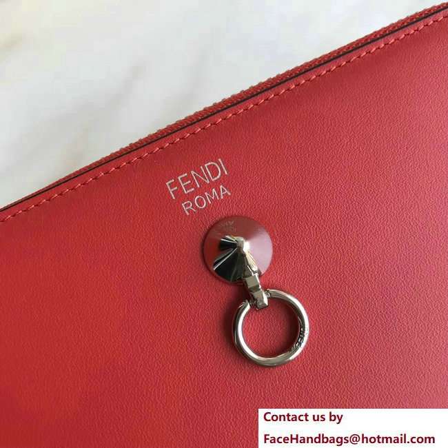 Fendi Continental By The Way Zip Around Wallet Red 2018