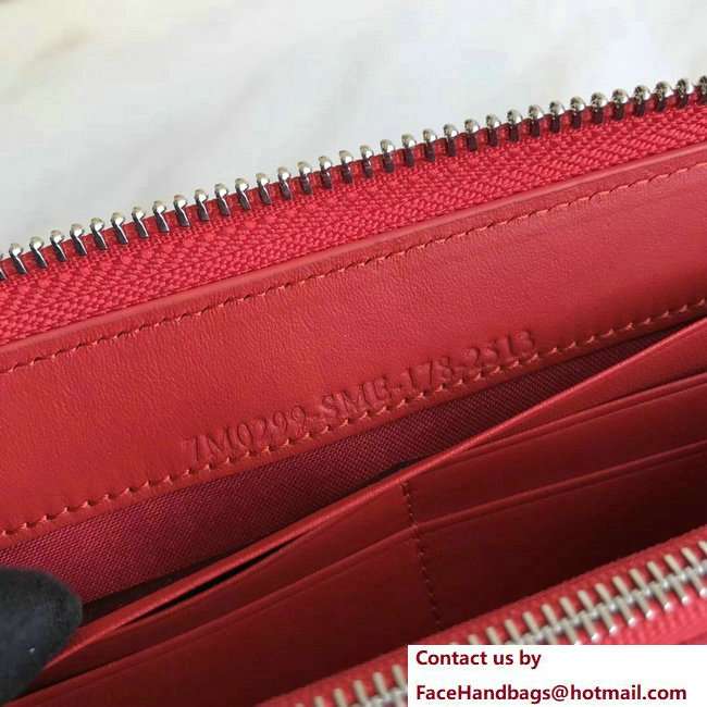 Fendi Continental By The Way Zip Around Wallet Red 2018