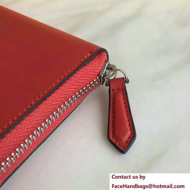 Fendi Continental By The Way Zip Around Wallet Red 2018