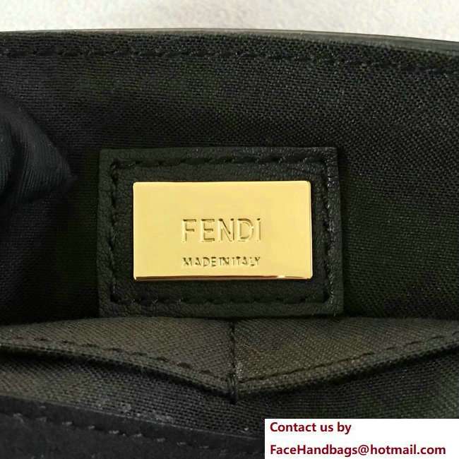 Fendi Rotating Hardware 3Baguette Mini Bag Black/Gold Studs Black 2018