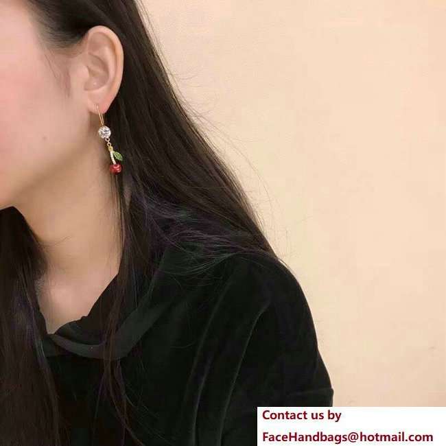 Miu Miu Cherry Earrings 2018