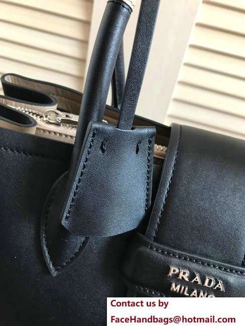 Prada Top Handle Tote Shoulder Bag 1BG148 Black Resort 2018