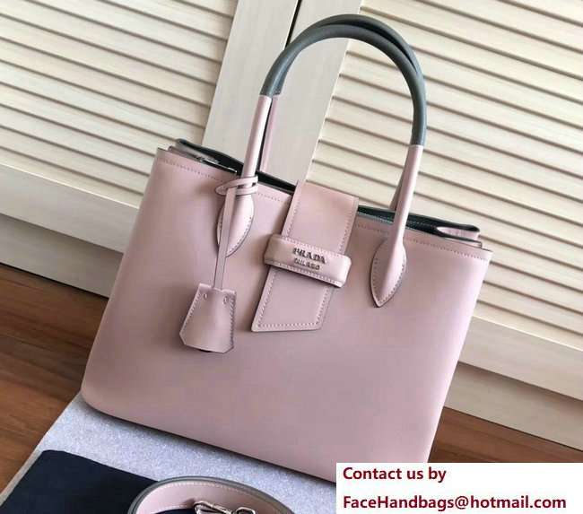 Prada Top Handle Tote Shoulder Bag 1BG148 Light Pink Resort 2018