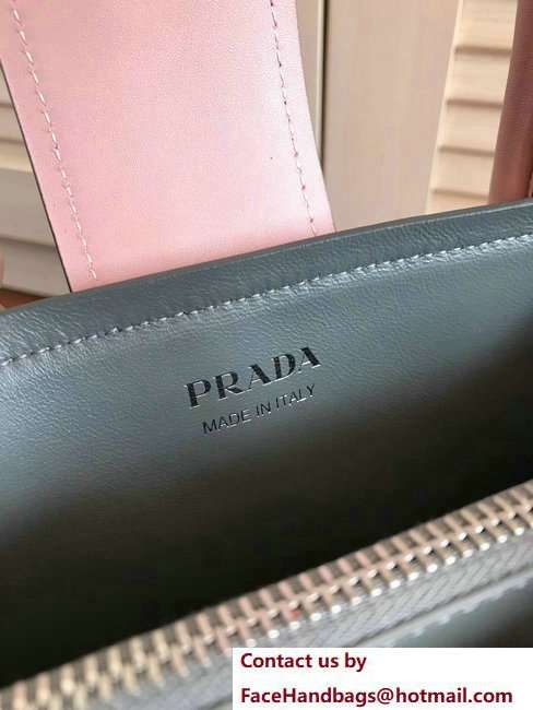 Prada Top Handle Tote Shoulder Bag 1BG148 Light Pink Resort 2018