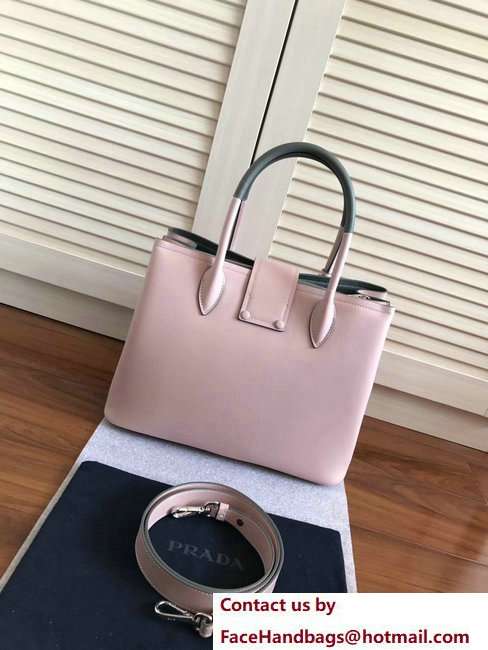 Prada Top Handle Tote Shoulder Bag 1BG148 Light Pink Resort 2018